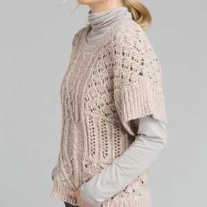 NWT Prana  Women's Patchwork Sweater, Size Small